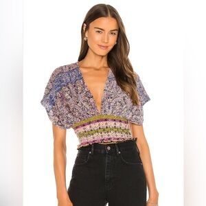 Free people Next Vacation Top Black combo XL